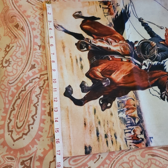 Horse Pillow Case. Western Cowboy Country. Ranch - Picture 11 of 13